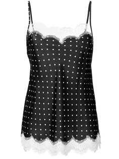Ermanno Ermanno polka dot cami