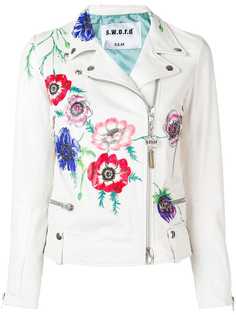 S.W.O.R.D 6.6.44 floral print biker jacket