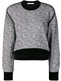 Givenchy трикотажная толстовка с монограммами