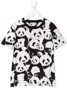 Dolce & Gabbana Kids футболка с принтом панд