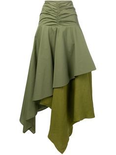 Loewe длинная асимметричная юбка