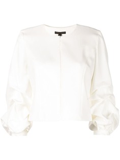 Alberto Makali ruched sleeve jacket