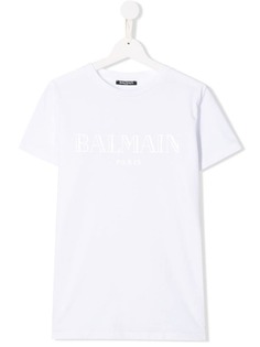 Balmain Kids футболка с логотипом