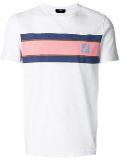 Fendi футболка с принтом логотипа FF