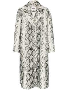 Stand Tasia python print coat