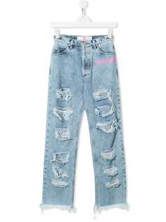Natasha Zinko Kids distressed boyfriend jeans