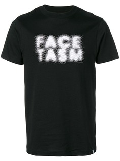 Facetasm faded logo print T-shirt