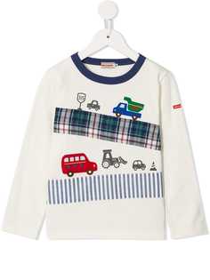 Miki House толстовка в технике пэчворк