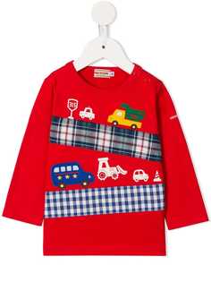 Miki House толстовка в технике пэчворк