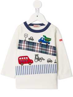 Miki House толстовка в технике пэчворк