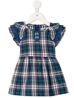 Miki House клетчатое платье