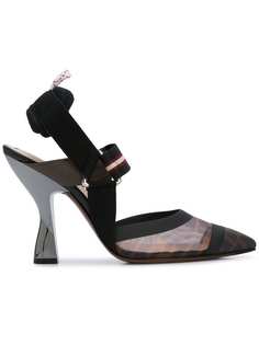 Fendi Colibri slingback pumps