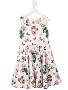 Charabia платье с цветочным принтом