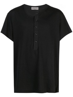 Yohji Yamamoto gap-collar T-shirt