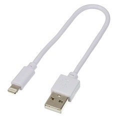 Кабель DIGMA USB A (m) - Lightning (m), 0.15м, белый