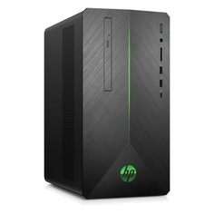 Компьютер HP Pavilion 690-0006ur, Intel Core i5 8400, DDR4 16Гб, 1000Гб, 128Гб(SSD), NVIDIA GeForce GTX 1060 - 6144 Мб, DVD-RW, CR, Windows 10, темно-серый [4gl40ea]