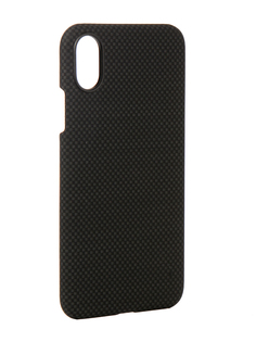 Аксессуар Чехол для APPLE iPhone X Pitaka Aramid Case Black-Grey Plain KI8002X