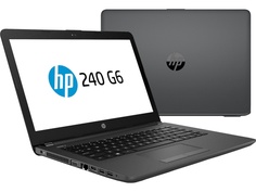 Ноутбук HP 240 G6 4QX58EA (Intel Celeron N4000 1.1 GHz/4096Mb/128Gb SSD/DVD-RW/Intel HD Graphics/Wi-Fi/Bluetooth/Cam/14.0/1366x768/DOS)