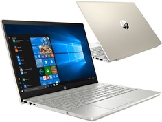 Ноутбук HP Pavilion 15-cs1002ur Pale Gold 5CT78EA (Intel Core i7-8565U 1.8 GHz/16384Mb/1000Gb+256Gb SSD/nVidia GeForce MX150 4096Mb/Wi-Fi/Bluetooth/Cam/15.6/1920x1080/Windows 10 Home 64-bit)