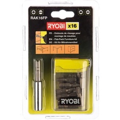 Набор бит ikea (16 предметов) ryobi rak16fp 5132002679