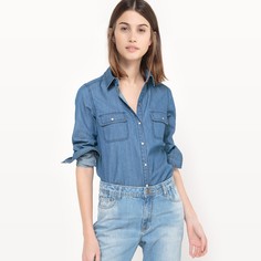 Рубашка джинсовая, 100% хлопок LA Redoute Collections