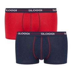 Комплект из 2 трусов-шортов из хлопка стретч MEN START Sloggi