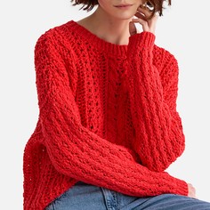 Пуловер с круглым вырезом из плотного трикотажа LA Redoute Collections