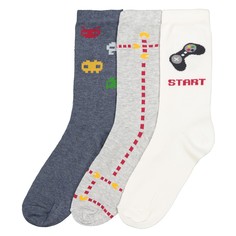 3 пары носков с принтом LA Redoute Collections