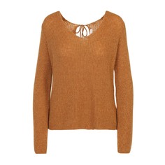 Пуловер с V-образным вырезом спереди и сзади Vila