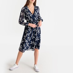 Платье с запахом с цветочным принтом LA Redoute Collections