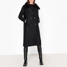 Пальто длинное из полушерстяной ткани FAKE FLUR LA Brand Boutique Collection