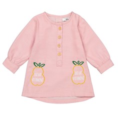 Платье длинное прямое с длинными рукавами, 1 мес. - 3 года LA Redoute Collections