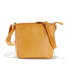 Сумка с плечевым ремнем из материала под солому LA Redoute Collections