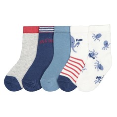 Комплект из 5 пар носков, размеры 15/18-23/26 LA Redoute Collections