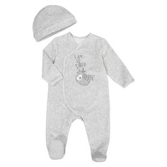 Комплект из пижамы и велюровой шапочки, 0-2 лет LA Redoute Collections