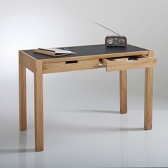 Стол письменный со столешницей с имитацией под кожу и 2 ящиками, Watford LA Redoute Interieurs