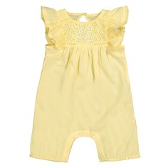 Комбинезон с вышивкой и рукавами с воланами 1 мес-3 лет LA Redoute Collections