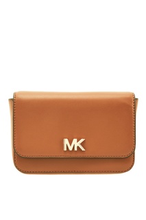 Коричневая сумка на пояс Mott Michael Kors