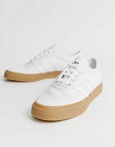 Белые кроссовки с каучуковой подошвой adidas Skateboarding Adi-Ease - Белый