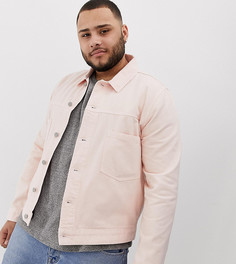 Розовая джинсовая куртка ASOS DESIGN Plus - Розовый