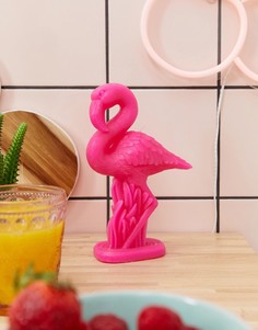 Свеча среднего размера в виде фламинго Sunnylife - Розовый
