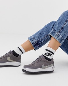 Кроссовки Nike Grey Air Force 1 Jester - Серый
