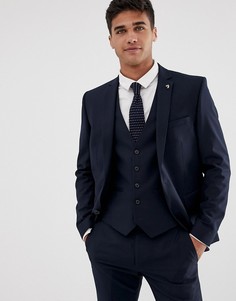 Темно-синий приталенный пиджак Farah Henderson - Темно-синий