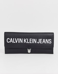 Клатч с откидным клапаном Calvin Klein Jeans - Черный
