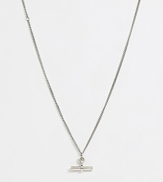 Серебряное ожерелье с Т-образной подвеской Serge DeNimes - Серебряный