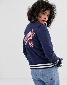 Бомбер в университетском стиле Tommy Jeans - Темно-синий