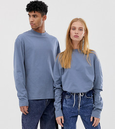 Синий лонгслив COLLUSION Unisex - Синий