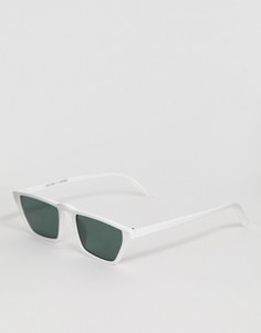 Белые солнцезащитные очки Monki - Белый