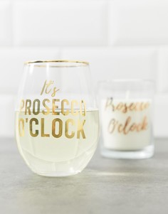 Стакан с надписью prosecco oclock Candlelight - Очистить