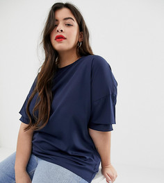 Свободный топ AX Paris Plus - Темно-синий